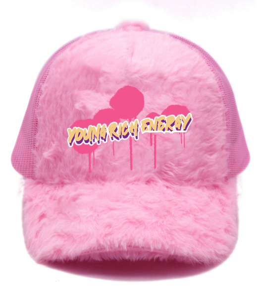 Ladies Yeah Buddy Faux Fur Trucker Hat